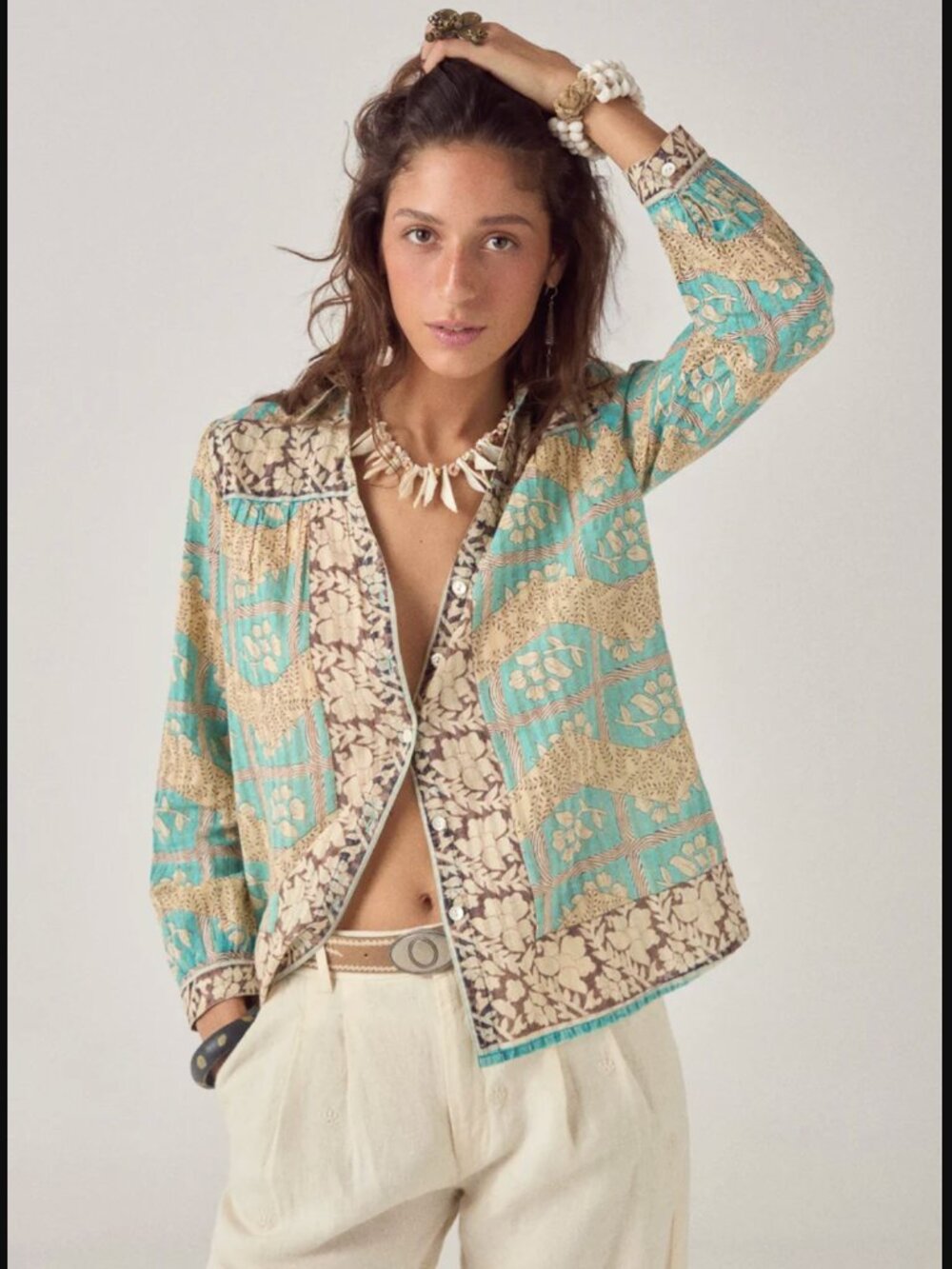 Maison Hotel Bruna Shirt Light Blue 100% Cotton